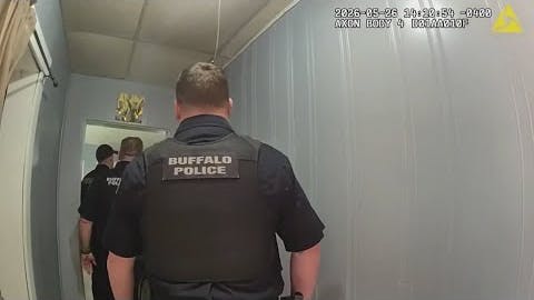 Buffalo police officer shot six times