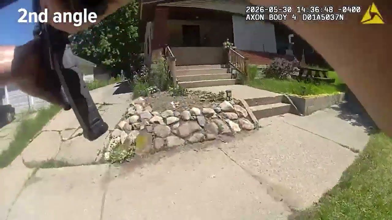 Grand Rapids police take down suspect who stabbed K-9