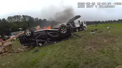 Chester County deputy rescues woman trapped in overturned, burning vehicle Chester County deputy rescues woman trapped in overturned, burning vehicle