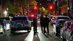 NYPD officers investigate shooting NYPD officers investigate shooting