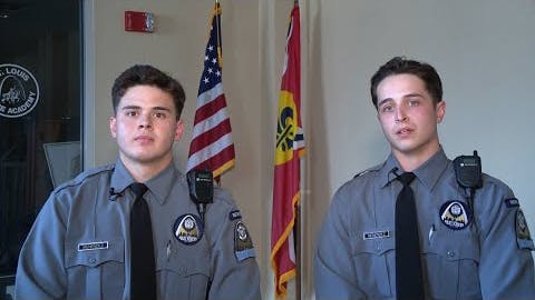 New St. Louis police officers Nicholas and Michael Menendez