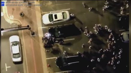 Winston-Salem police confront 'teen takeover' crowd