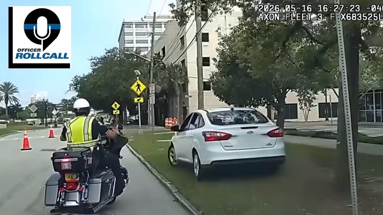 Jacksonville sheriff's officer stops suspected drunk motorist driving through Ironman course