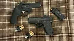 Fifteen rounds of a .357 magnum vs. 19 rounds of a 9mm