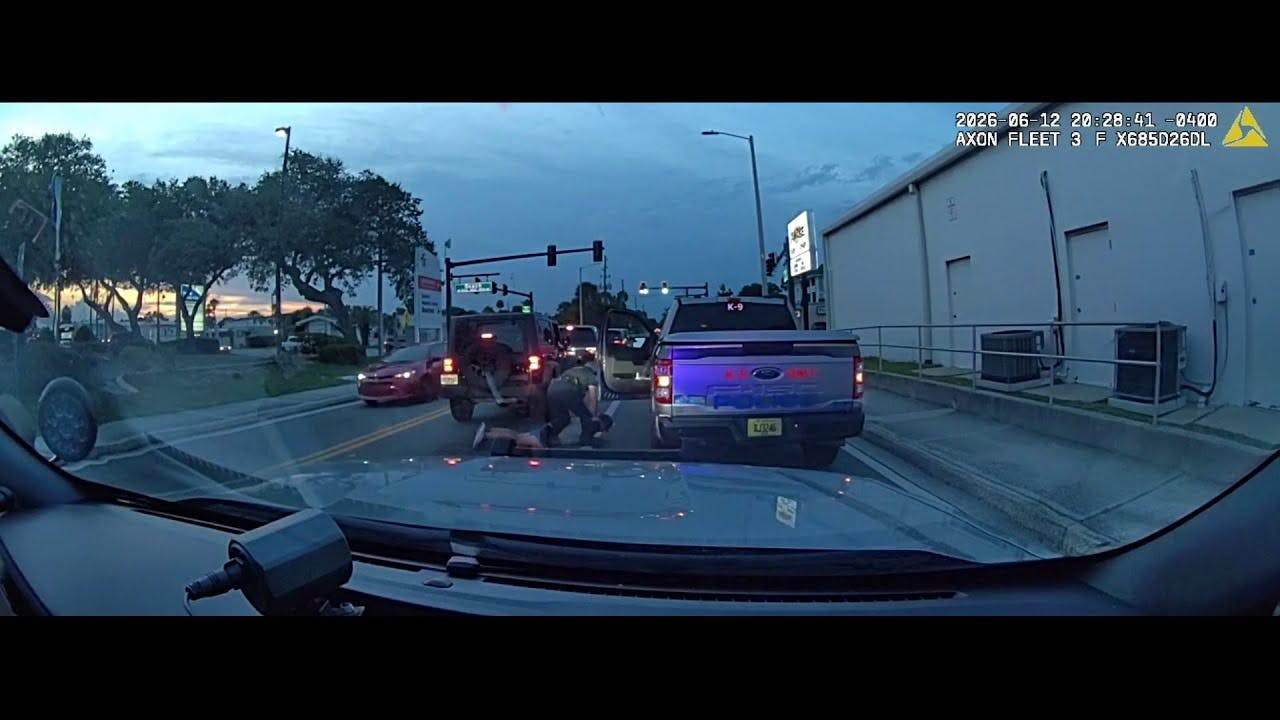 Jacksonville Beach police vehicle stolen with K-9 inside
