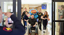Harris County Precinct 4 Deputy Dante Zepeda is released from the hospital Sunday night.