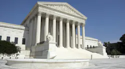 The front of the US Supreme Court in Washington, DC.