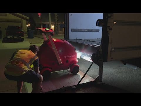 Food delivery robot caught in the middle of Arizona SWAT situation