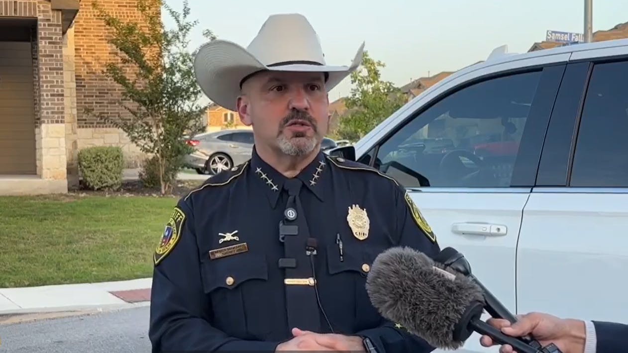 Bexar County Sheriff Javier Salazar speaks to reporters following the incident on June 23.