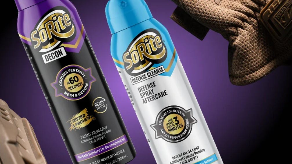 SoRite DECON and Defense Cleanse decontamination products