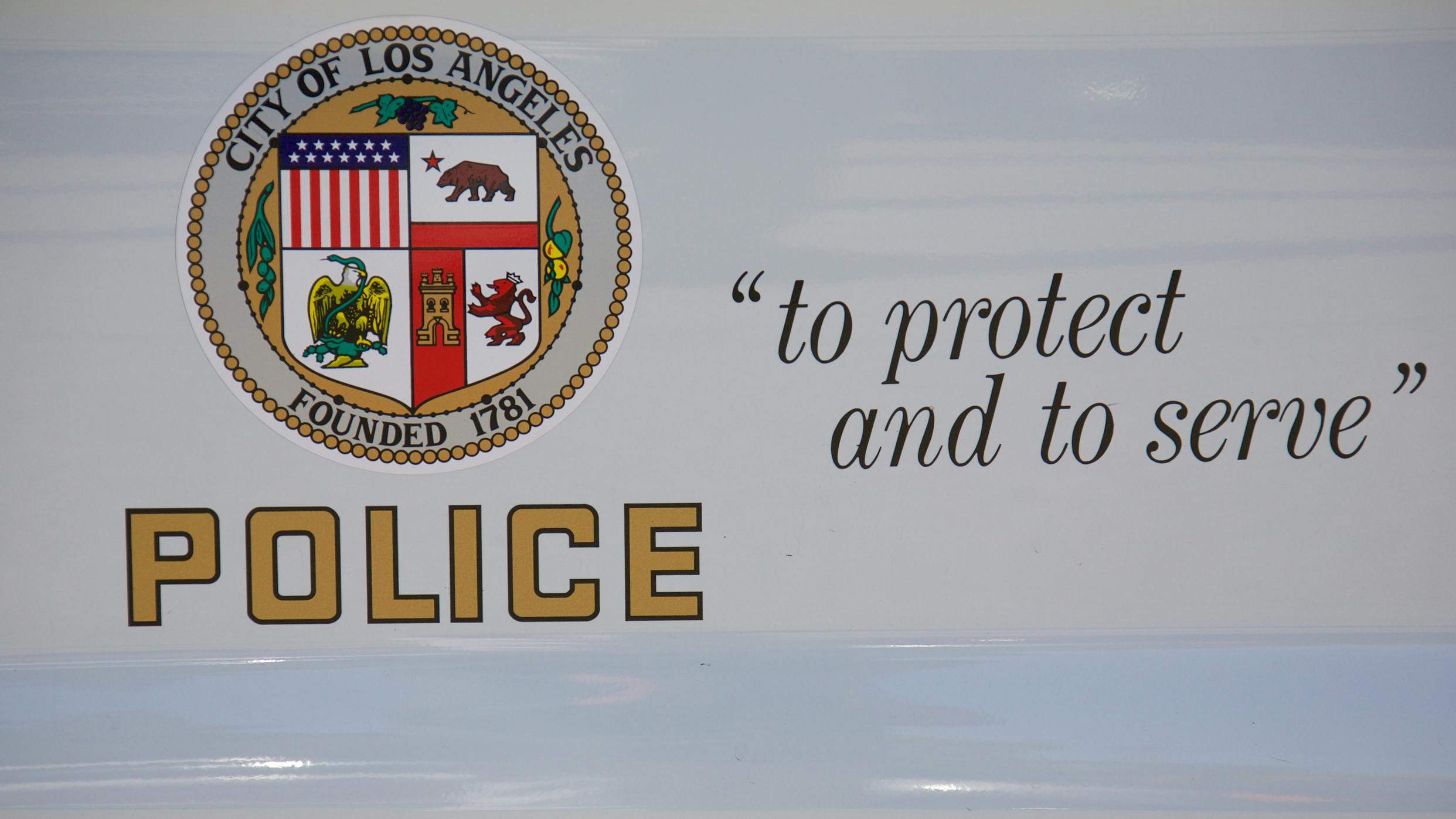 LAPD cruiser