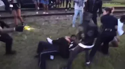 North Charleston police attacked during block party