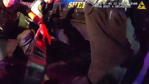 Body camera footage of Medina County deputies under fire during ambush