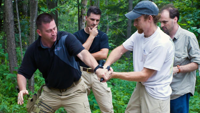 Close-combat firearms training
