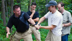 Close-combat firearms training
