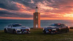 Connecticut State Police used AI to enhance the sky for its cruiser photo contest submission
