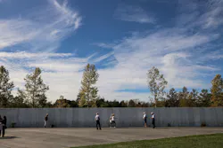 The Wall of Names is seen at the Flight 93 National Memorial in Shanksville, Pennsylvania.