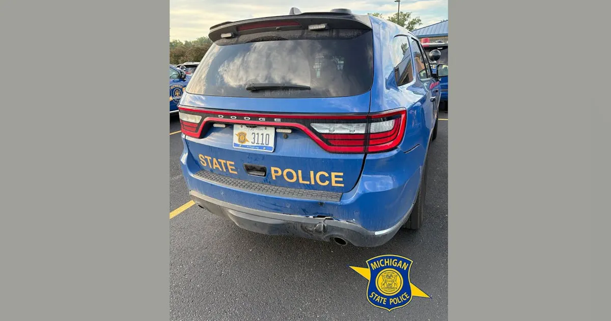 Mich. State Police: 'Super Drunk' Driver Rear-Ends Cruiser at Light