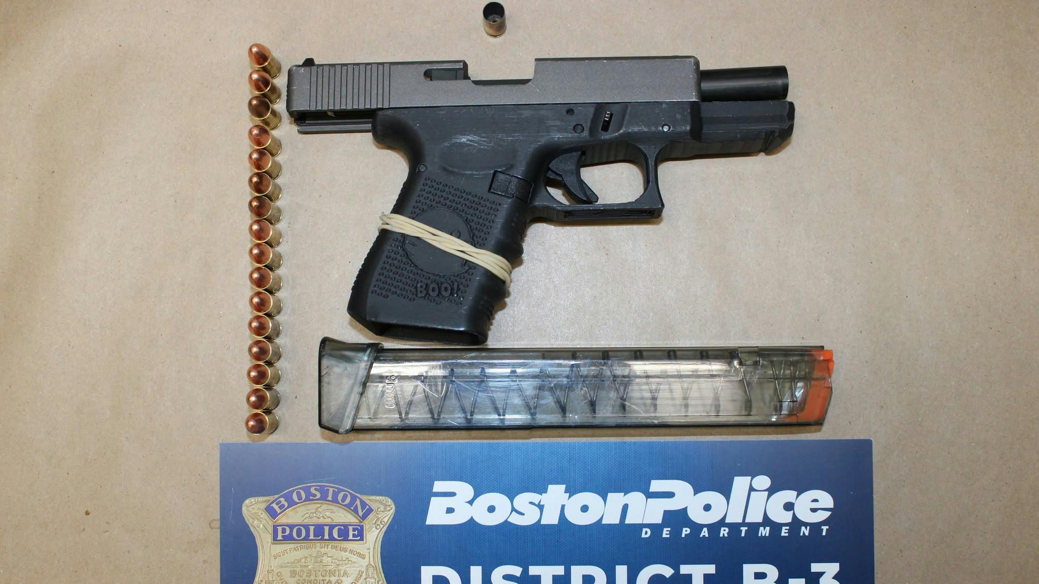 Ghost gun recovered by Boston police