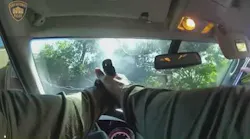 San Antonio police officer fires through windshield during SWAT warrant shootout