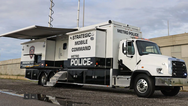 Houston Metro Transit Authority Police Department's new C-45X-4 Custom Mobile Command Vehicle
