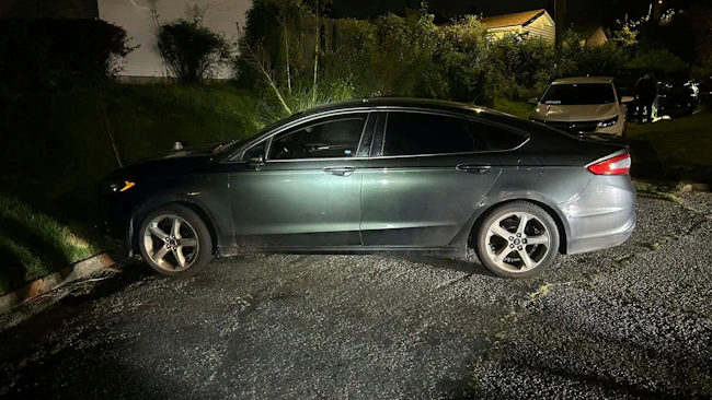 A suspected vehicle that opened fire at St. Louis police during a traffic stop