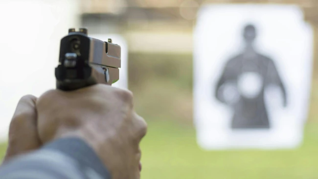 Firearms target practice