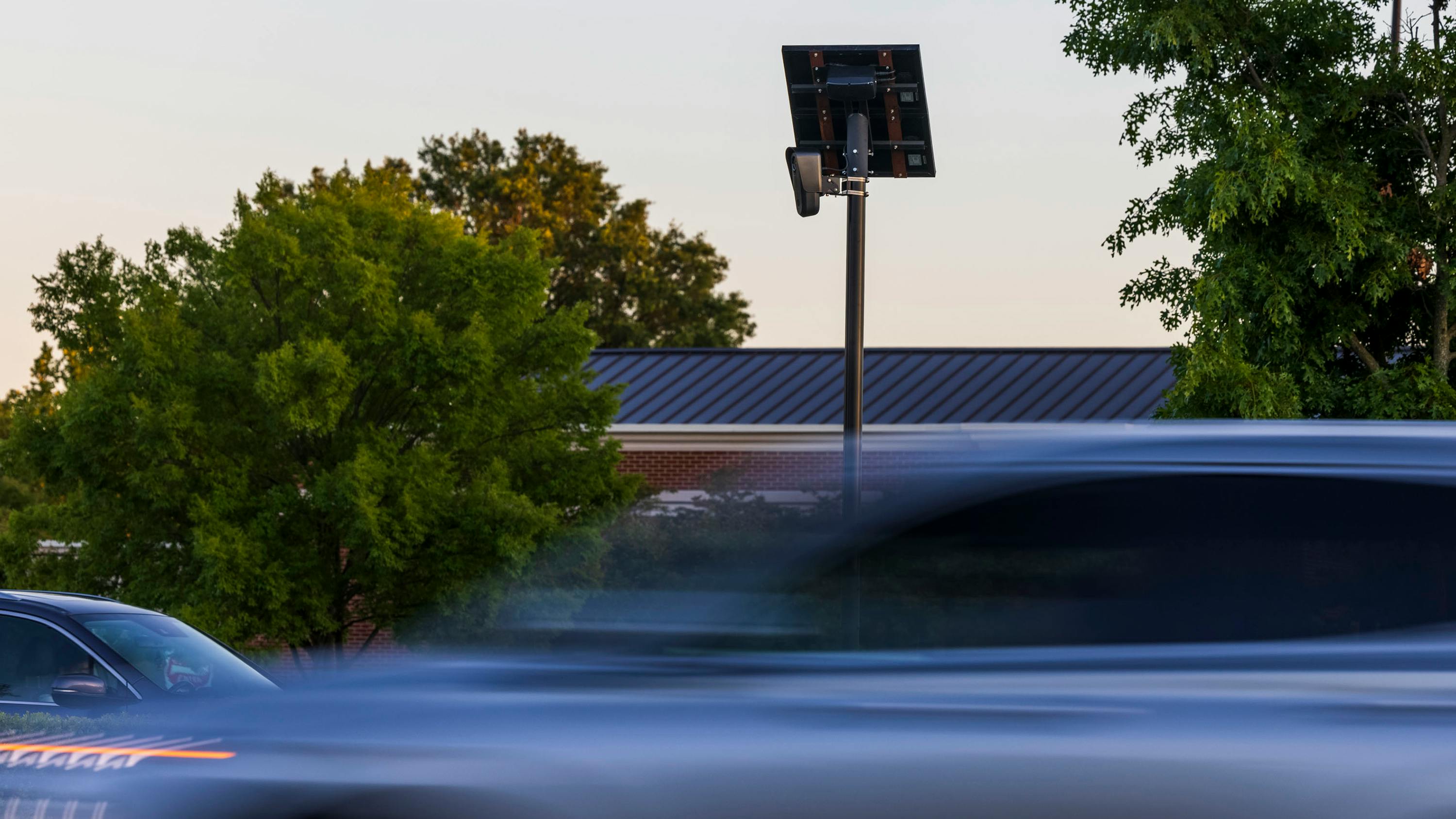 Flock license plate reader camera