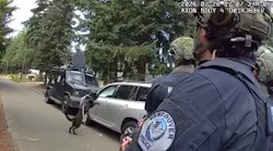 Vancover police K-9 jumps through car window during standoff