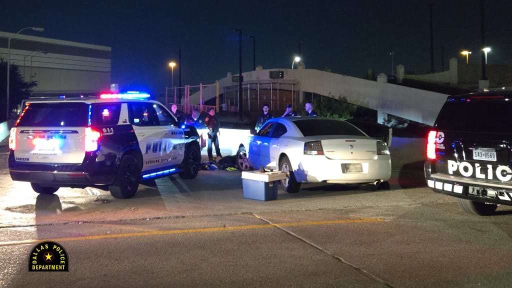 A Dallas police traffic stop recovers a stolen Dallas College police vehicle