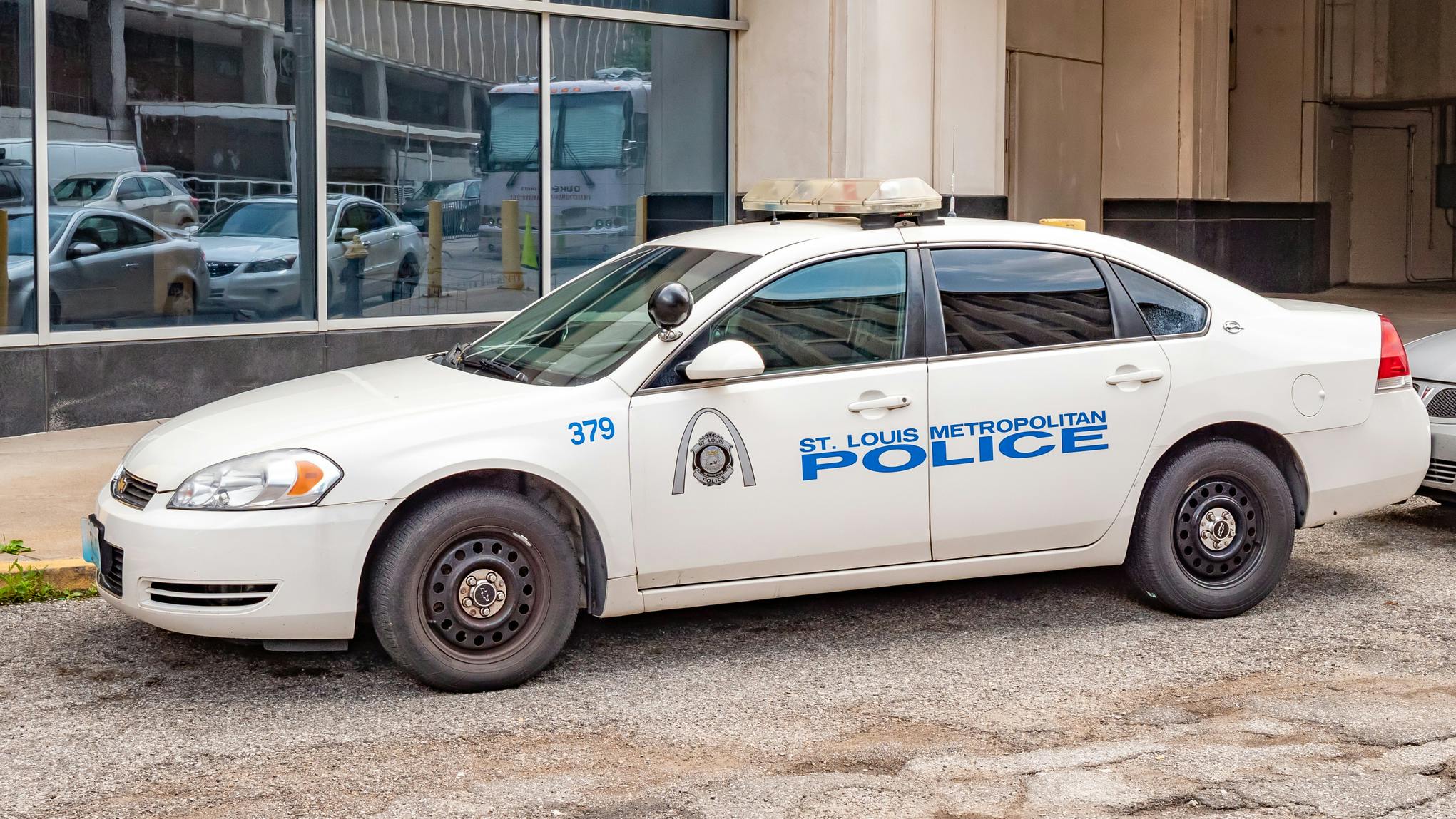 St. Louis police cruiser