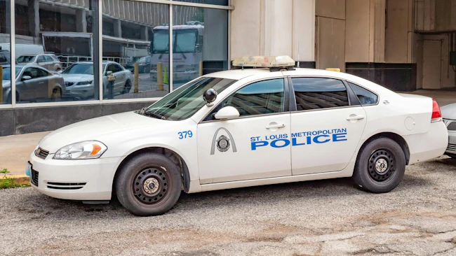 St. Louis police cruiser