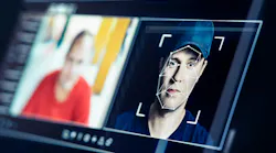 Artificial intelligence photo editing of a man in a baseball cap