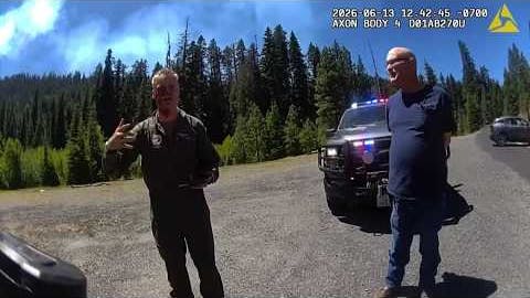 A Marine pilot encounters Yakima County deputies after his F/A-18 Hornet crashed during a training exercise