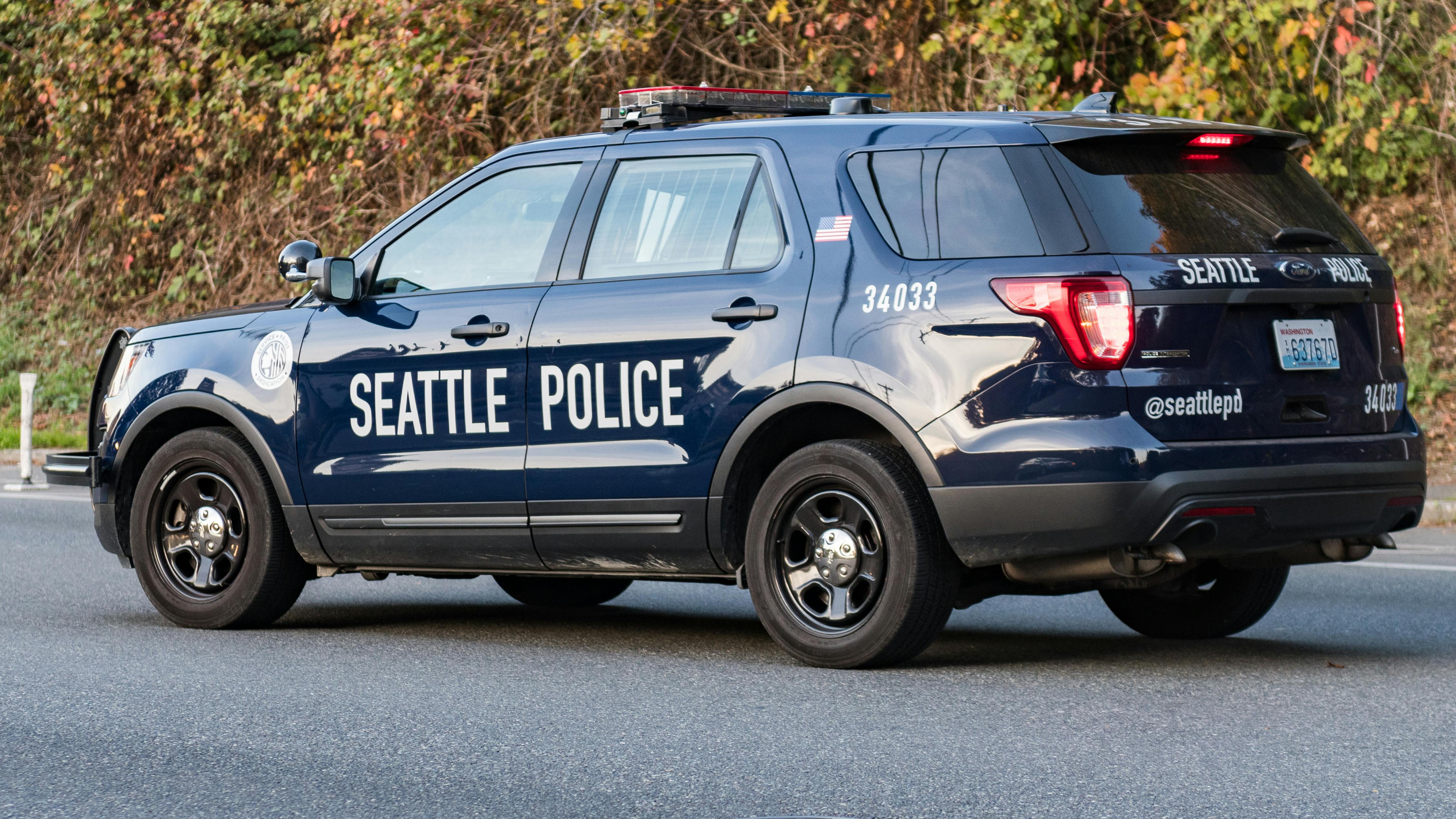 Seattle police SUV