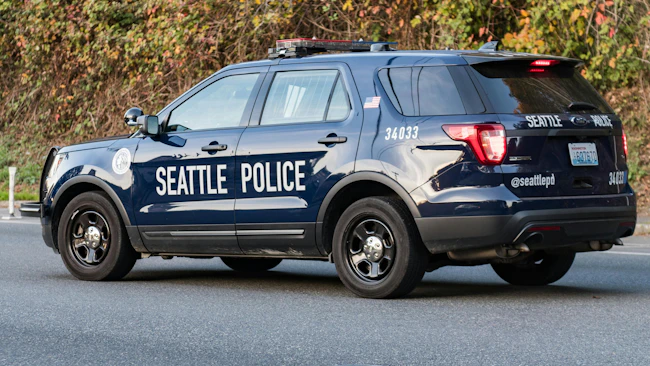 Seattle police SUV