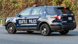 Seattle police SUV