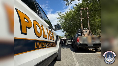 U.S. Capitol Police arrest man with a guillotine mounted in his pickup truck near the Supreme Court