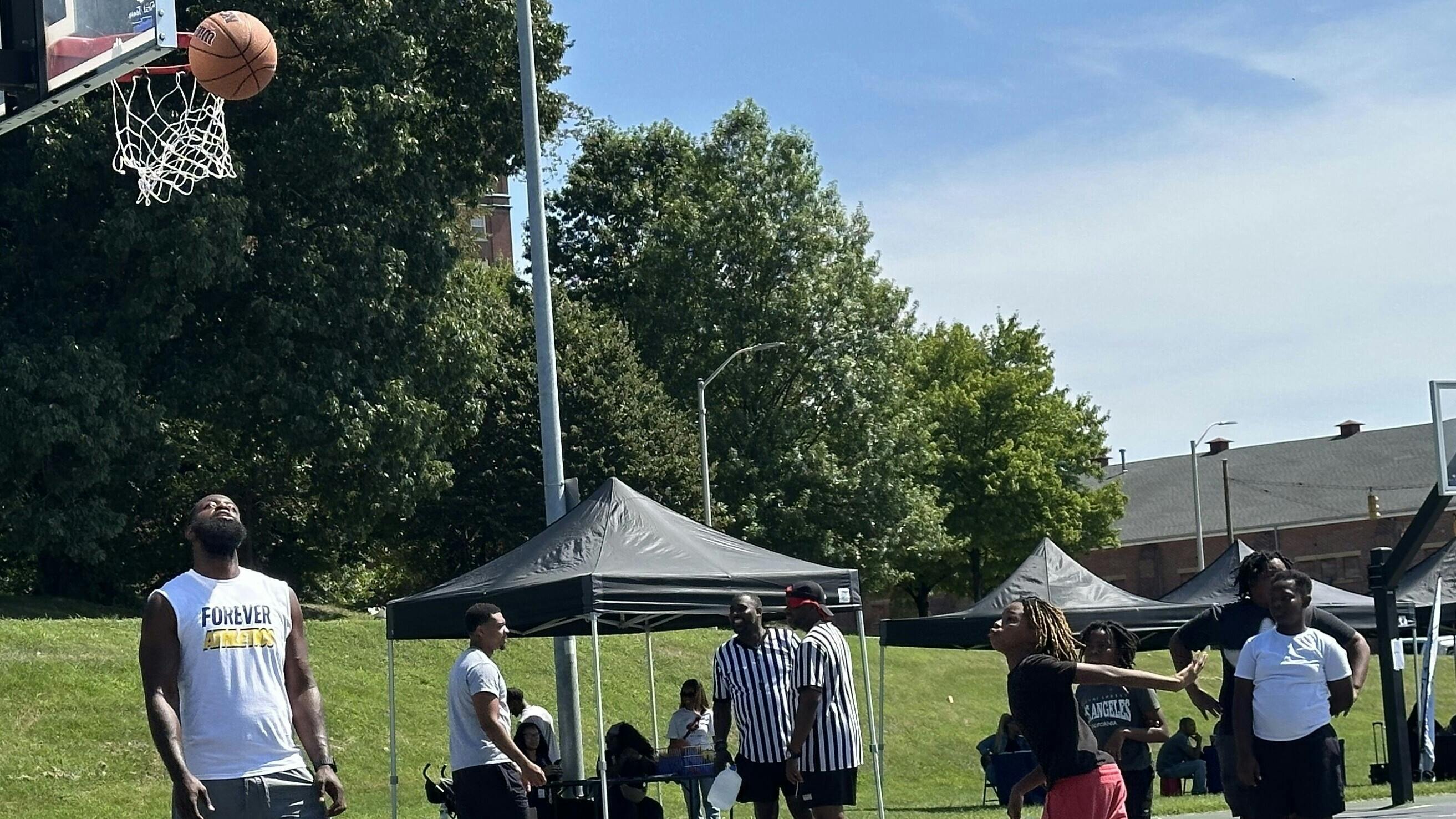 The Battle of the Badges basketball game in Baltimore