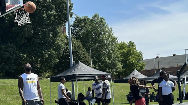 The Battle of the Badges basketball game in Baltimore