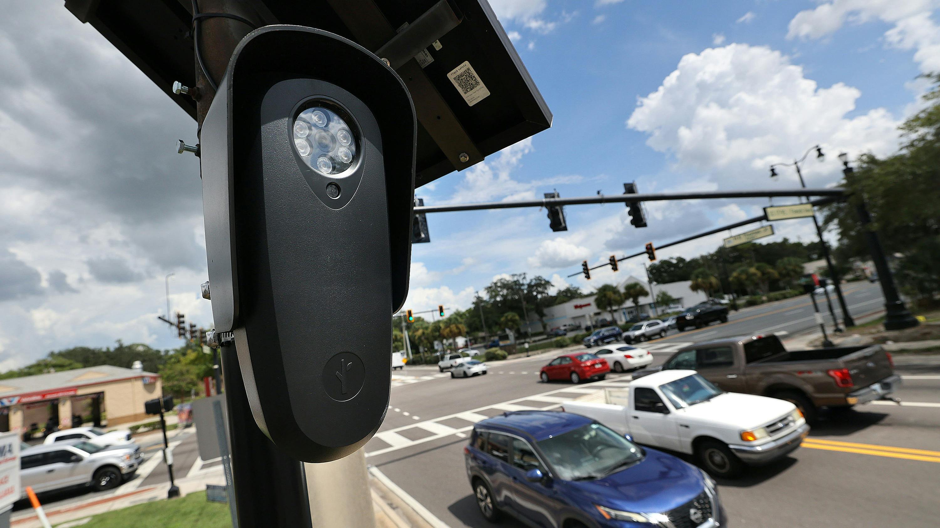 A Flock camera in Sanford