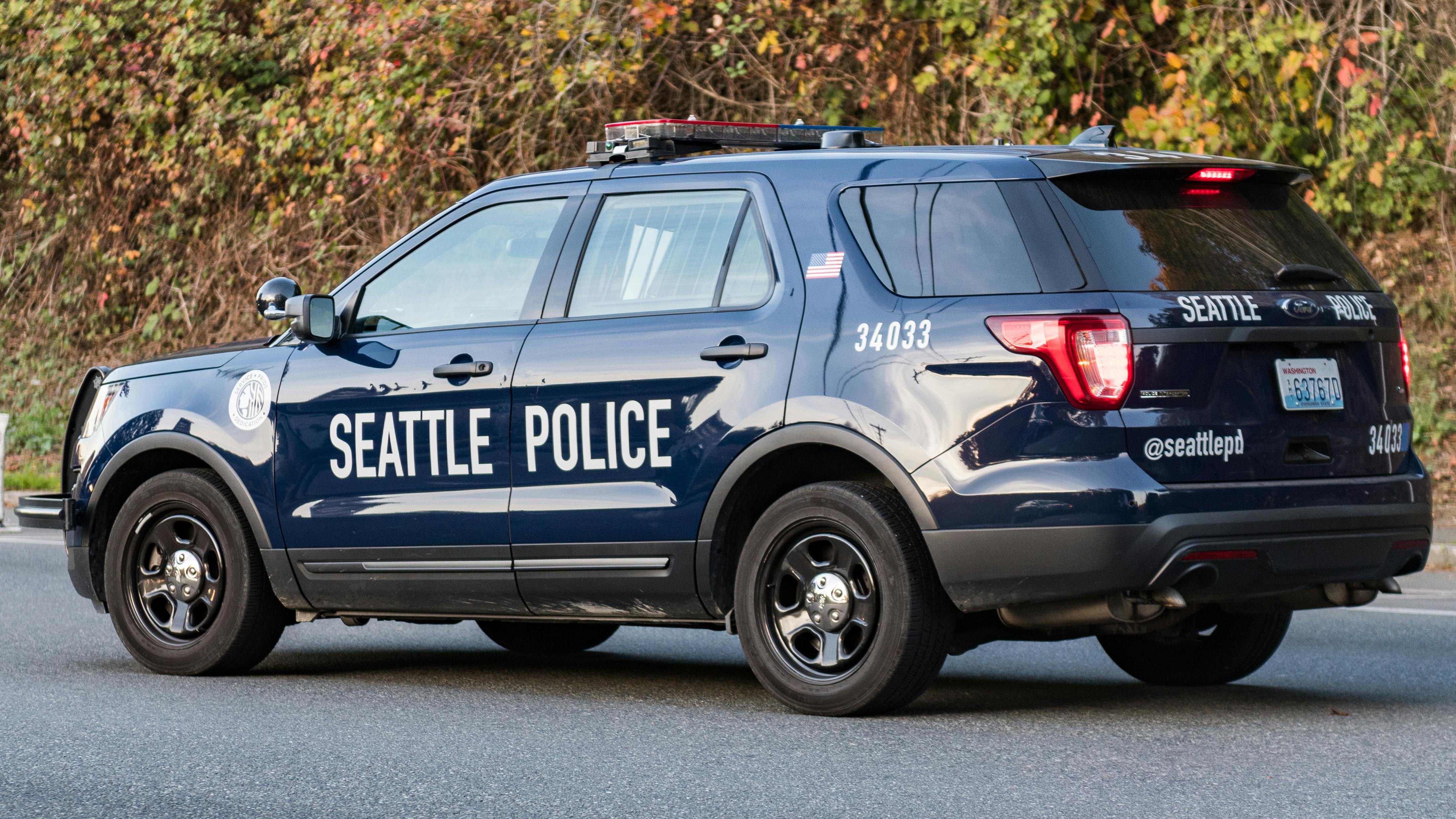 Seattle police SUV