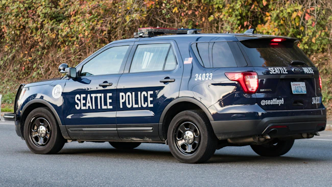 Seattle police SUV