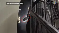 NYPD body camera footage shows a man with a butcher knife advancing on officers
