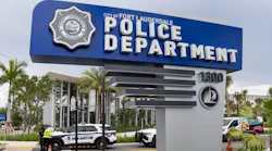 The sign for the Fort Lauderdale Police Department's new headquarters