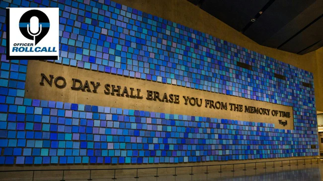 Memorial Hall at the National 9/11 Memorial Museum at Ground Zero in New York City