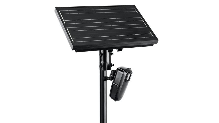 A Flock automated license plate reader camera