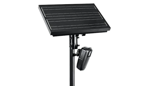 A Flock automated license plate reader camera
