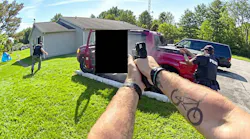 Alliance police officers confront armed suspect