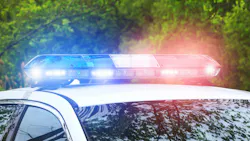 Police cruiser lights